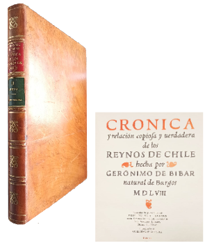 CrÃ³nica y RelaciÃ³n Copiosa y Verdadera de los Reynos de Chile 