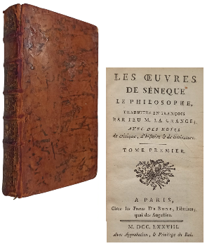 Les Oeuvres de SÃ©neque le Philosophie (Tome Premier)