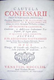Cautela Confessarii pro Foro Sacramentali