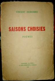 Saisons Choisies. PoÃ©mes