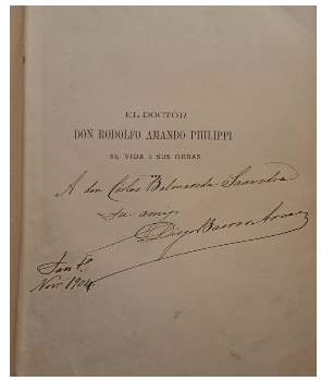 El Doctor Don Rodolfo Philippi su Vida i sus Obras