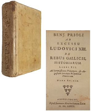 Benj. Prioli ab Excessu Ludovici XIII de Rebus Gallicis, Historiarum Libri XII