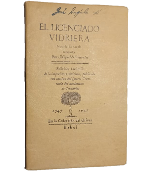 El Licenciado Vidriera, Novela Ejemplar