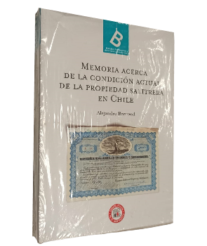 Memoria Acerca de la CondiciÃ³n Actual de la Propiedad Salitrera en Chile
