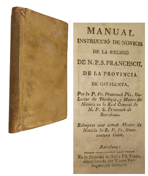Manual InstrucciÃ³ de Novicis de la ReligiÃ³ 