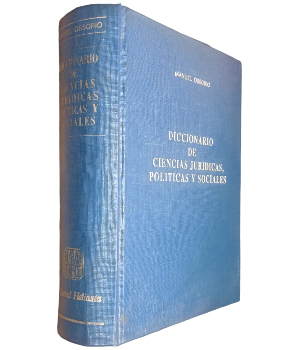 Diccionario de Ciencias JurÃ­dicas, PolÃ­ticas y Sociales