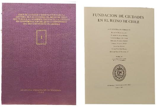FundaciÃ³n de Ciudades en el Reino de Chile