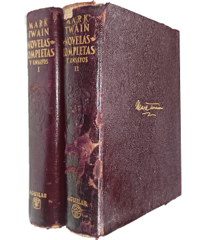 Novelas Completas y Ensayos de Mark Twain (2 tomos) 