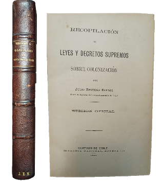 RecopilaciÃ³n de Leyes y Decretos Supremos Sobre ColonizaciÃ³n