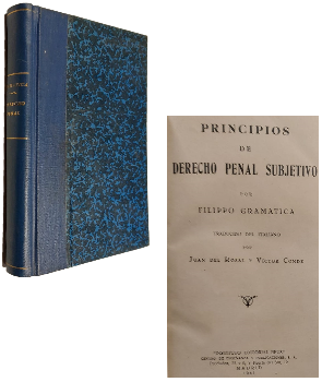Principios de Derecho Penal Subjetivo