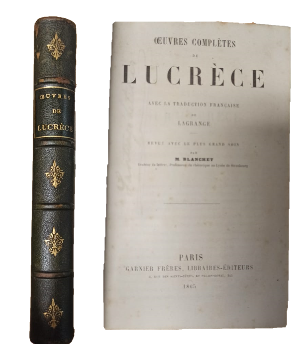 Oeuvres ComplÃ©tes de LucrÃ©ce