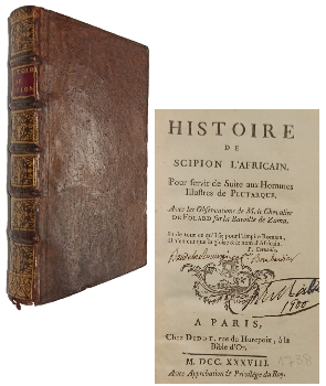 Histoire de Scipion L Africain. Pour Fervir de Suite aux Hommes Illustres de Plutarque
