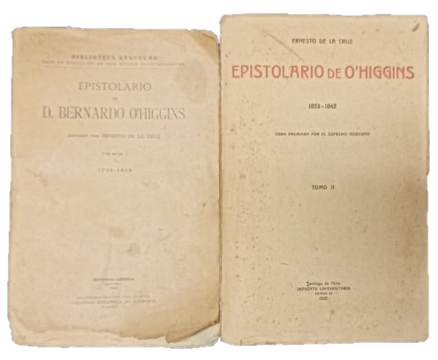 Epistolario de D. Bernardo OÂ´Higgins (2 volÃºmenes)