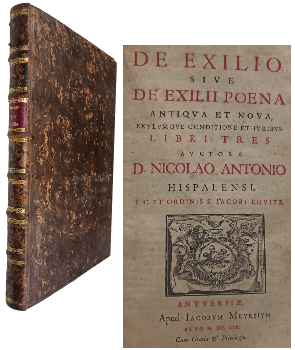 De Exilio sive de Exilii Poena Antiqua et Nova Exulumque Conditione et Iuribus Libri Tres 