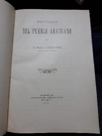 Psicojia del Pueblo Araucano 