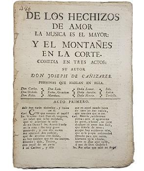 De los Hechizos de Amor, La MÃºsica es el Mayor: Y el MontaÃ±es en la Corte