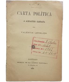 Carta PolÃ­tica a Alejandro CampaÃ±a
