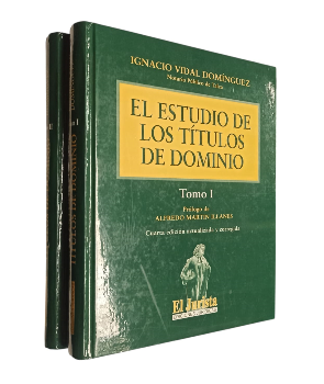 Estudio de los TÃ­tulos de Dominio (2 tomos)