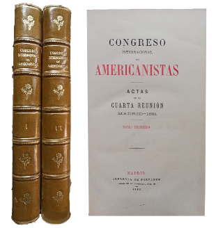 Congreso Internacional de Actas de Americanistas (2 volÃºmenes) 
