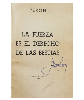 La Fuerza es el Derecho de las Bestias 