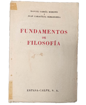 Fundamentos de FilosofÃ­a e Historia de los Sistemas FilosÃ³ficos