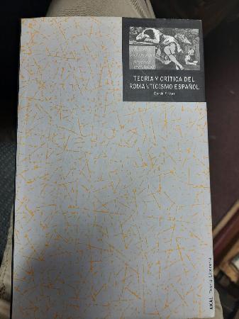 TeorÃ­a Literaria y CrÃ­tica del Romanticismo EspaÃ±ol 