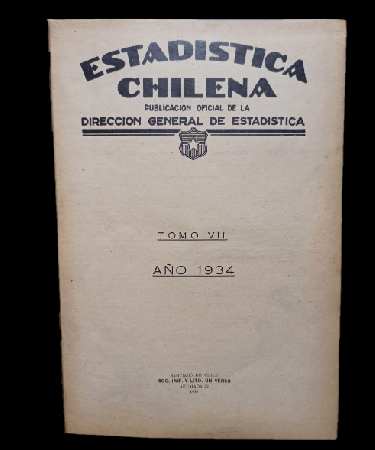 EstadÃ­stica Chilena Tomo VII 1934