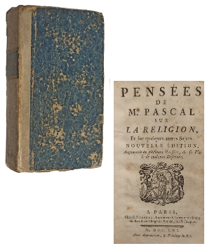 PensÃ©es de M. Pascal sur la Religion, rt fur quelques autres Sujets