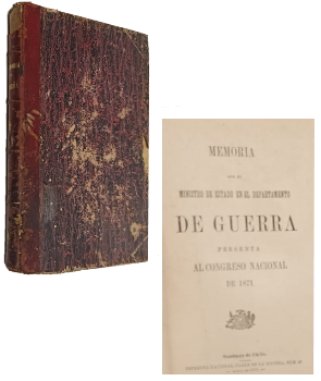 Memoria que el Ministro de Estado en el Departamento de Guerra Presenta al Congreso Nacional de 1871