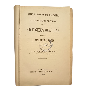 CatÃ¡logo MetÃ³dico Provisional de las Colecciones ZoolÃ³jicas - Memorandum de ZoolojÃ­a - Ensayo de una BibliografÃ­a Chilena de Historia Natural (12 folletos)