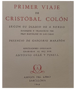 Primer Viaje de CristÃ³bal ColÃ³n SegÃºn su Diario de a Bordo